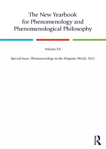 The New Yearbook for Phenomenology and Phenomenological Philosophy cover