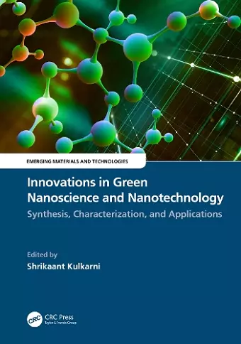 Innovations in Green Nanoscience and Nanotechnology cover