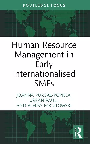 Human Resource Management in Early Internationalised SMEs cover