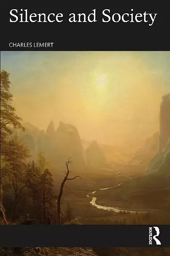 Silence and Society cover
