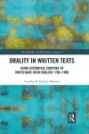 Orality in Written Texts cover