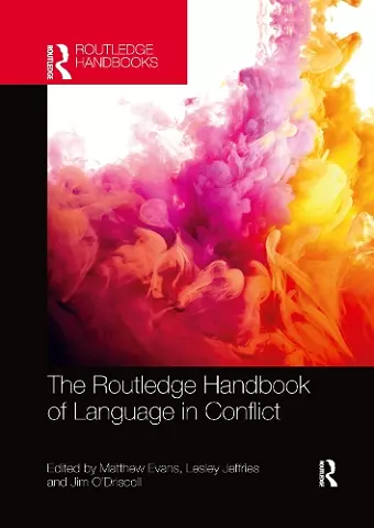 The Routledge Handbook of Language in Conflict cover