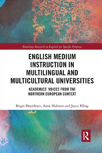 English Medium Instruction in Multilingual and Multicultural Universities cover