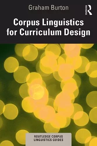 Corpus Linguistics for Curriculum Design cover