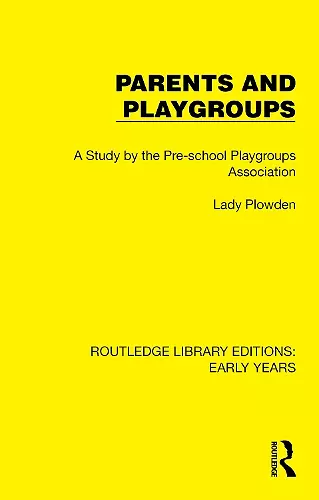 Parents and Playgroups cover