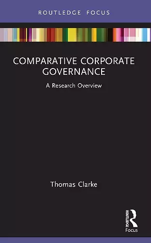 Comparative Corporate Governance cover