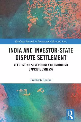 India and Investor-State Dispute Settlement cover