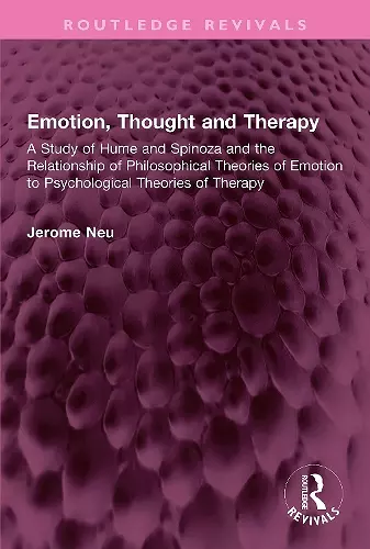 Emotion, Thought and Therapy cover