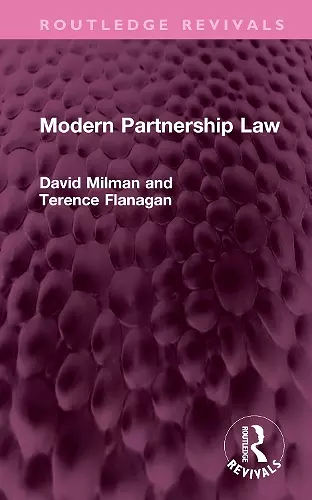 Modern Partnership Law cover