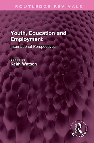 Youth, Education and Employment cover