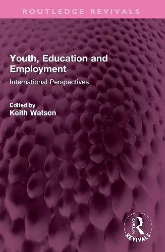 Youth, Education and Employment cover