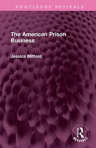 The American Prison Business cover
