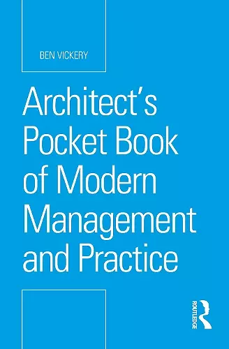 Architect’s Pocket Book of Modern Management and Practice cover