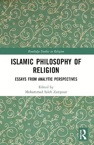 Islamic Philosophy of Religion cover