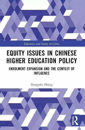 Equity Issues in Chinese Higher Education Policy cover