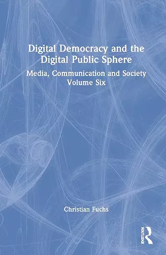 Digital Democracy and the Digital Public Sphere cover
