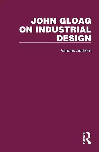 John Gloag on Industrial Design cover