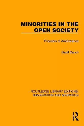 Minorities in the Open Society cover