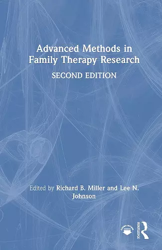 Advanced Methods in Family Therapy Research cover