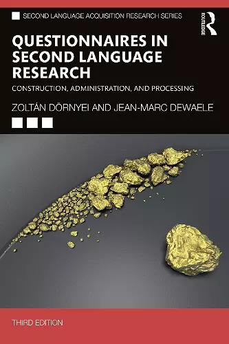 Questionnaires in Second Language Research cover