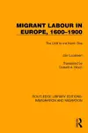 Migrant Labour in Europe, 1600–1900 cover