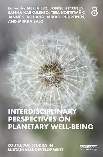 Interdisciplinary Perspectives on Planetary Well-Being cover