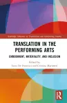 Translation in the Performing Arts cover