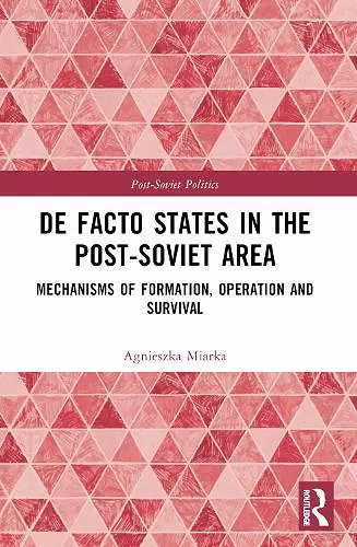 De Facto States in the Post-Soviet Area cover