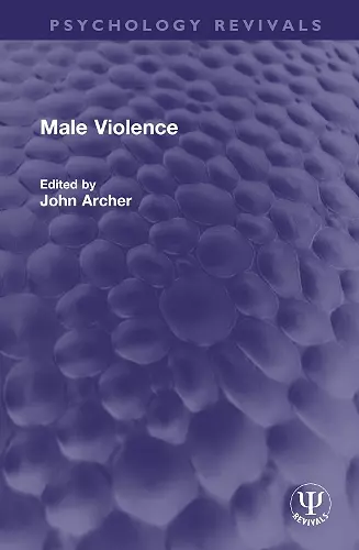 Male Violence cover