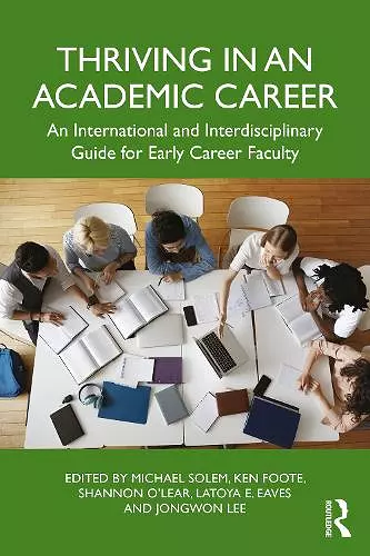 Thriving in an Academic Career cover