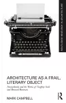 Architecture as a Frail, Literary Object cover