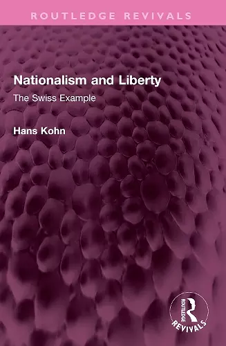 Nationalism and Liberty cover