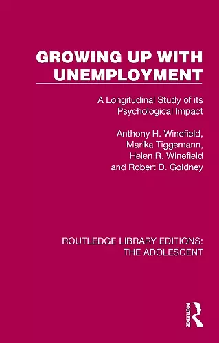 Growing Up with Unemployment cover