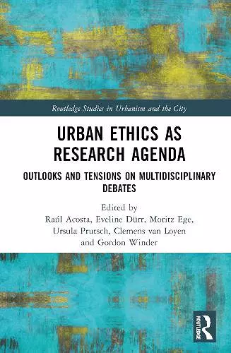 Urban Ethics as Research Agenda cover