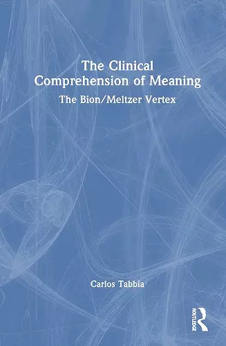 The Clinical Comprehension of Meaning cover