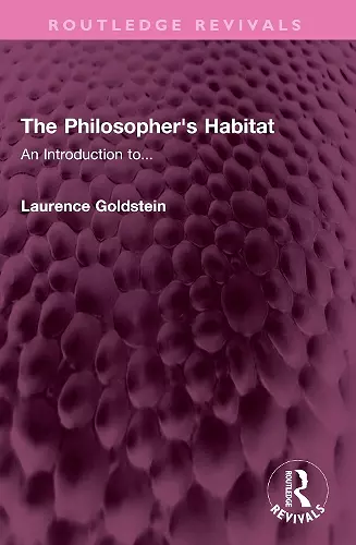 The Philosopher's Habitat cover