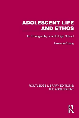 Adolescent Life and Ethos cover