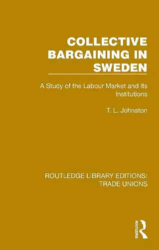 Collective Bargaining in Sweden cover