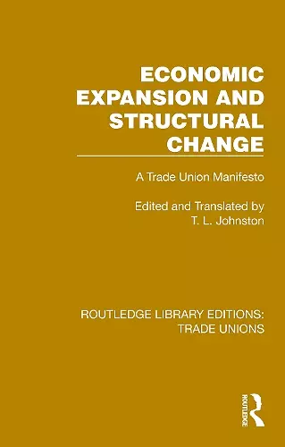 Economic Expansion and Structural Change cover