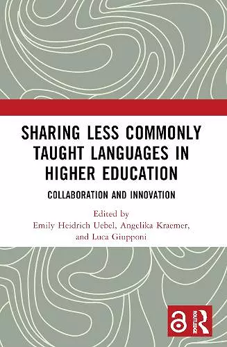 Sharing Less Commonly Taught Languages in Higher Education cover