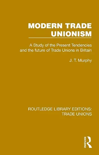 Modern Trade Unionism cover