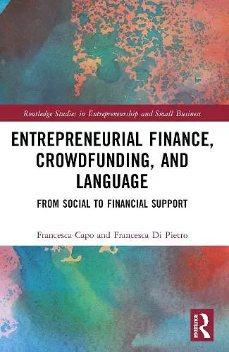 Entrepreneurial Finance, Crowdfunding, and Language cover