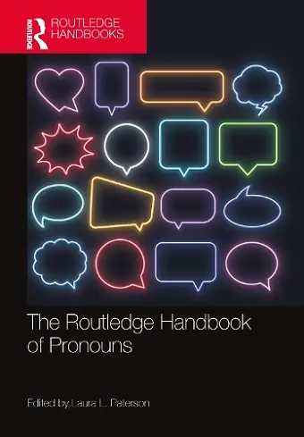 The Routledge Handbook of Pronouns cover