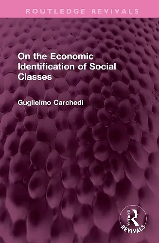 On the Economic Identification of Social Classes cover