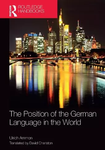 The Position of the German Language in the World cover