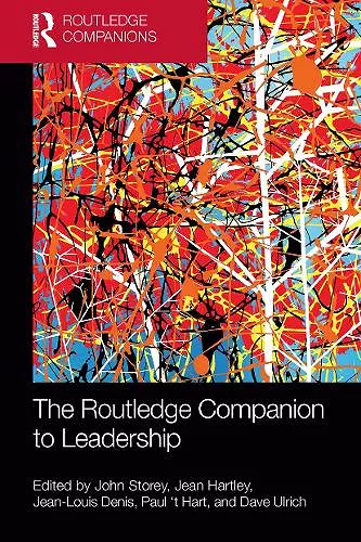 The Routledge Companion to Leadership cover