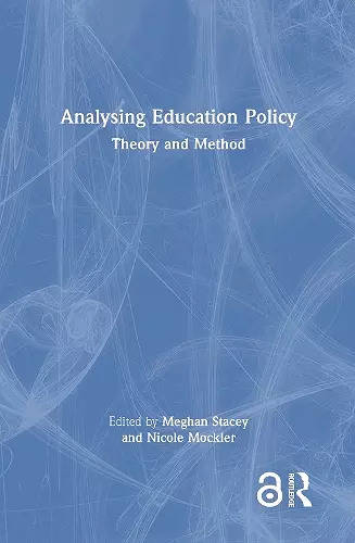 Analysing Education Policy cover