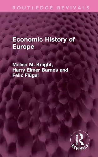 Economic History of Europe cover