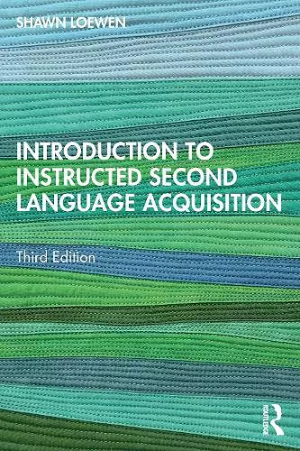 Introduction to Instructed Second Language Acquisition cover