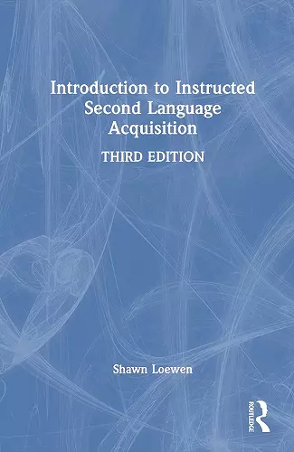 Introduction to Instructed Second Language Acquisition cover